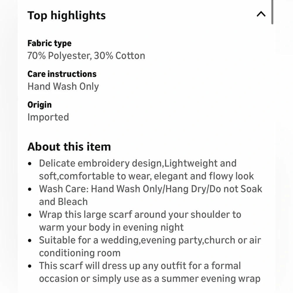 Urban CoCo Women’s Embroidered Shawl Scarf Wraps Colorful Detailed Ethnic Design